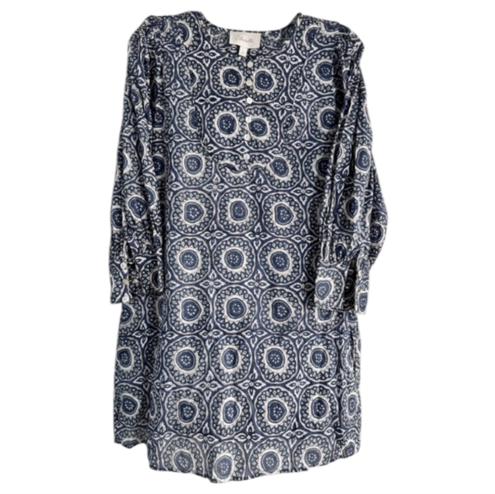 Cleobella Celine Mini Dress In Deco Block In Multi Medium - Picture 2 of 6